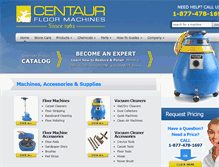 Tablet Screenshot of centaurmachines.com